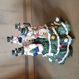 Christmas Tree with Snowman spreaders